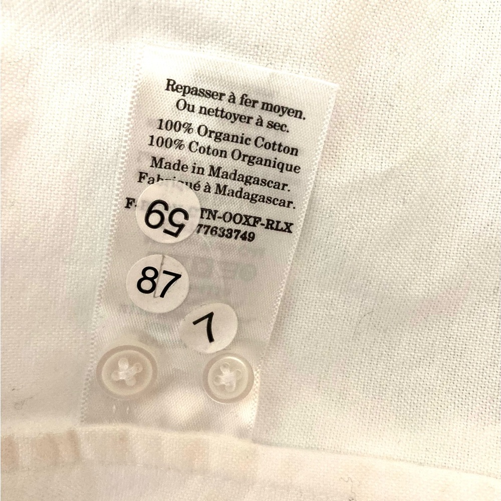 Everlane The Relaxed Oxford Shirt In White Size 12 - Picture 14 of 15